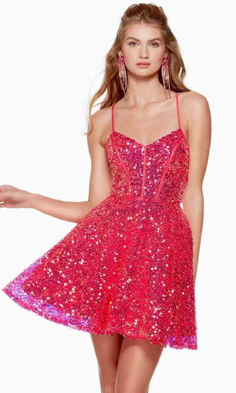 Alyce Paris 3123 - A Line Homecoming Dress